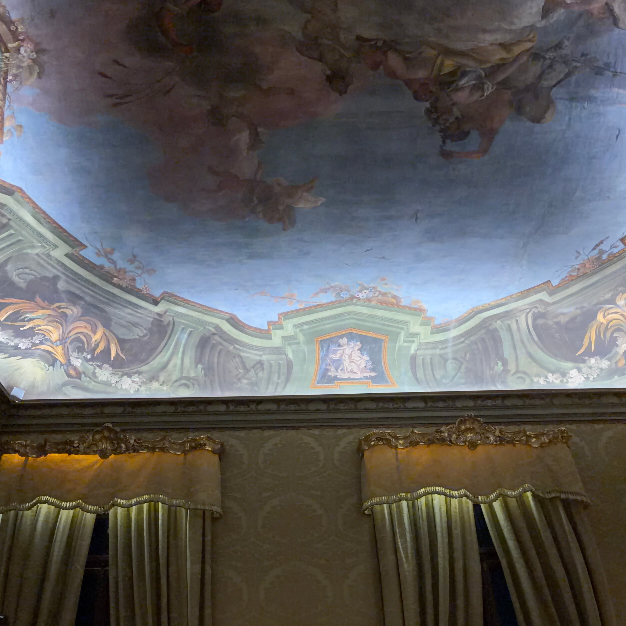Palazzo ceiling at Aman Venice