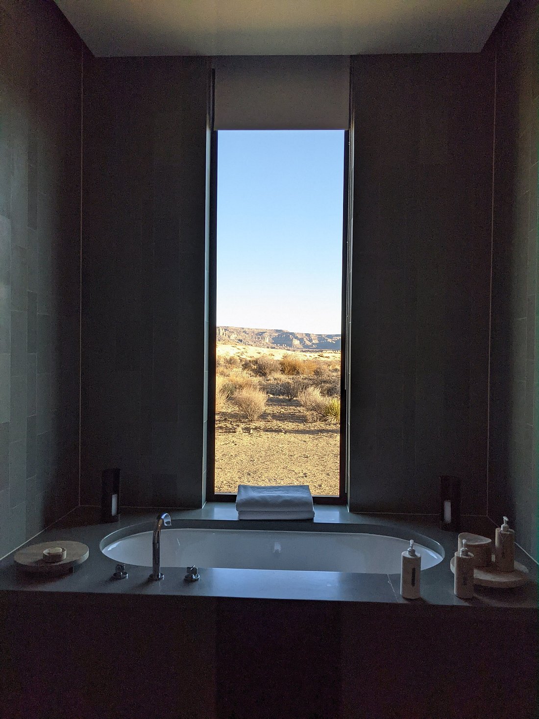 Guest bathroom at Amangiri