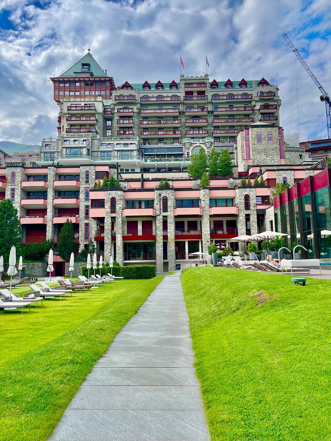 Hotel view at Badrutt's Palace Hotel