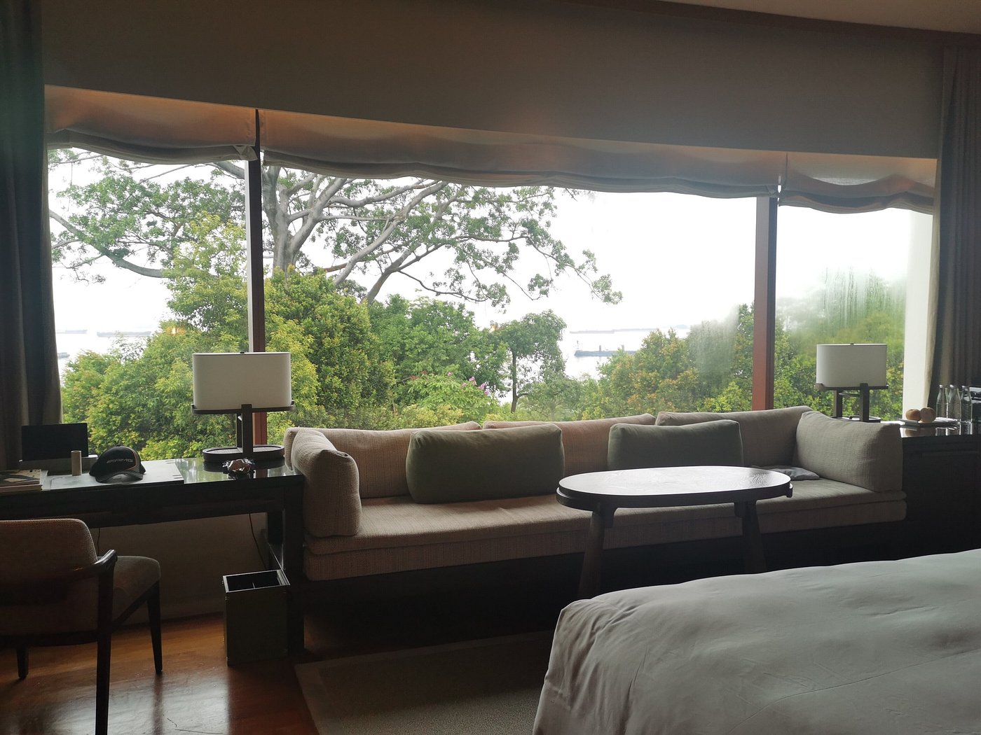 Guest bedroom at Capella Singapore