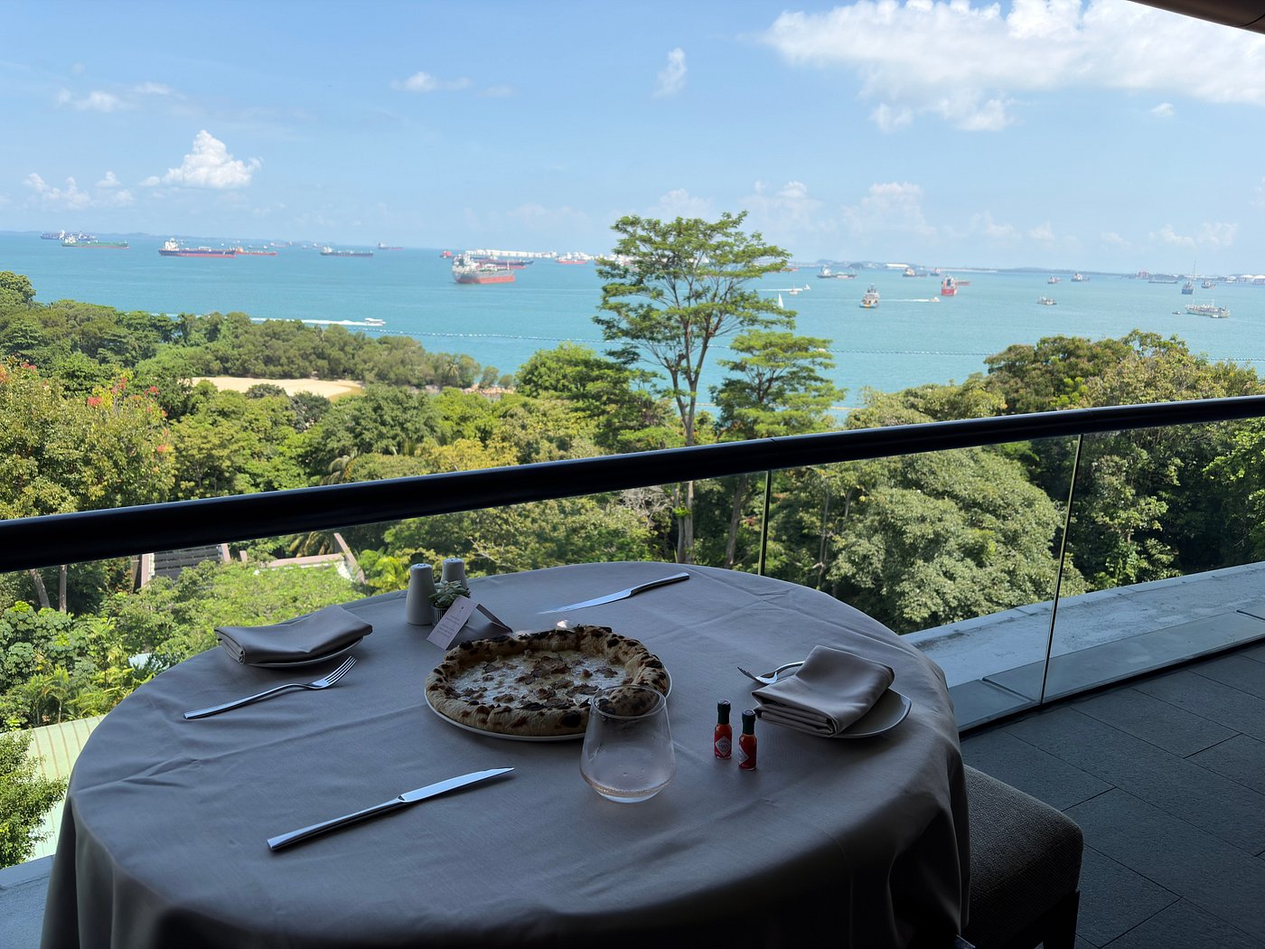Room service at Capella Singapore