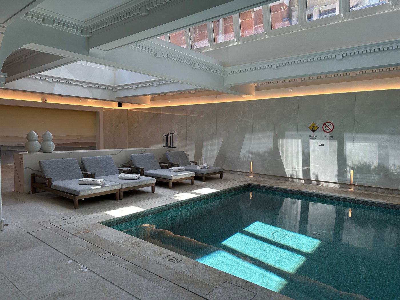 Spa pool at Capella Sydney