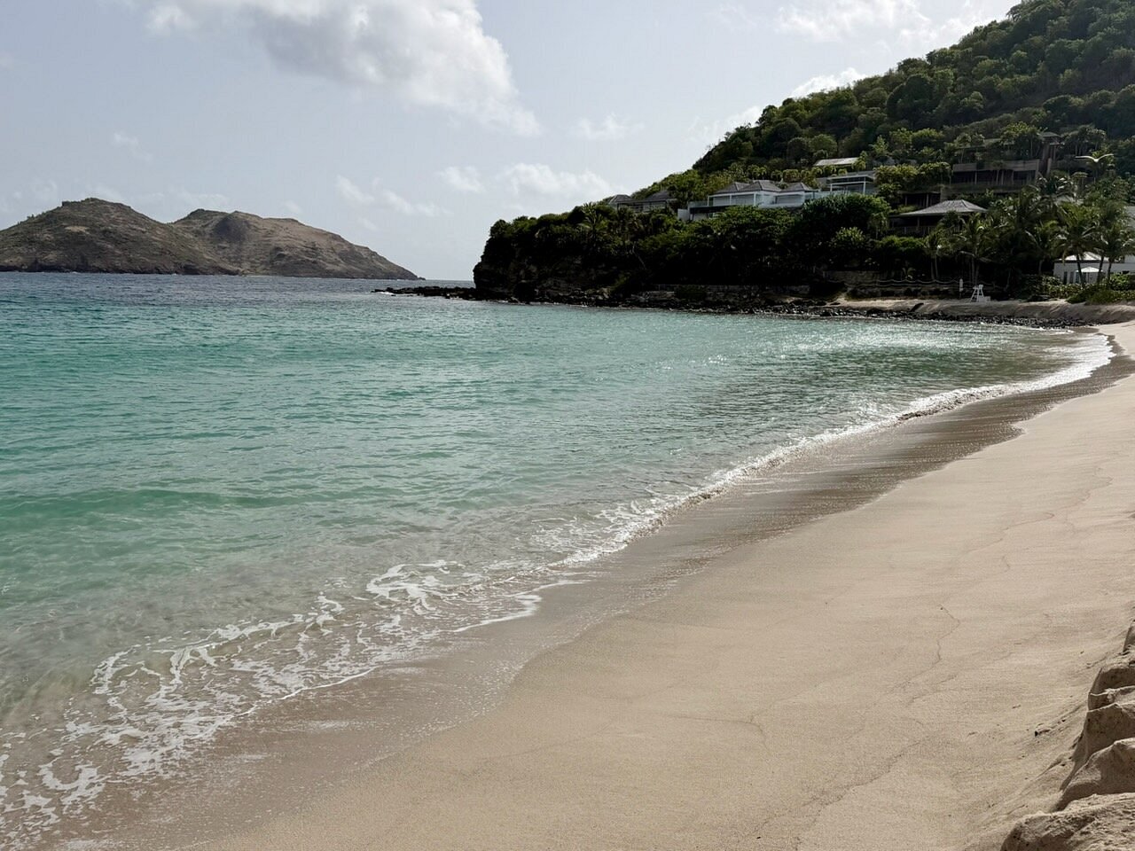 Beach at Cheval Blanc St-Barth