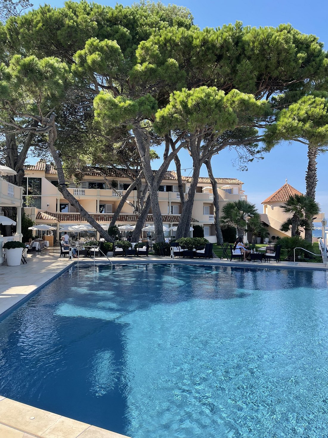 Hotel view at Cheval Blanc St-Tropez