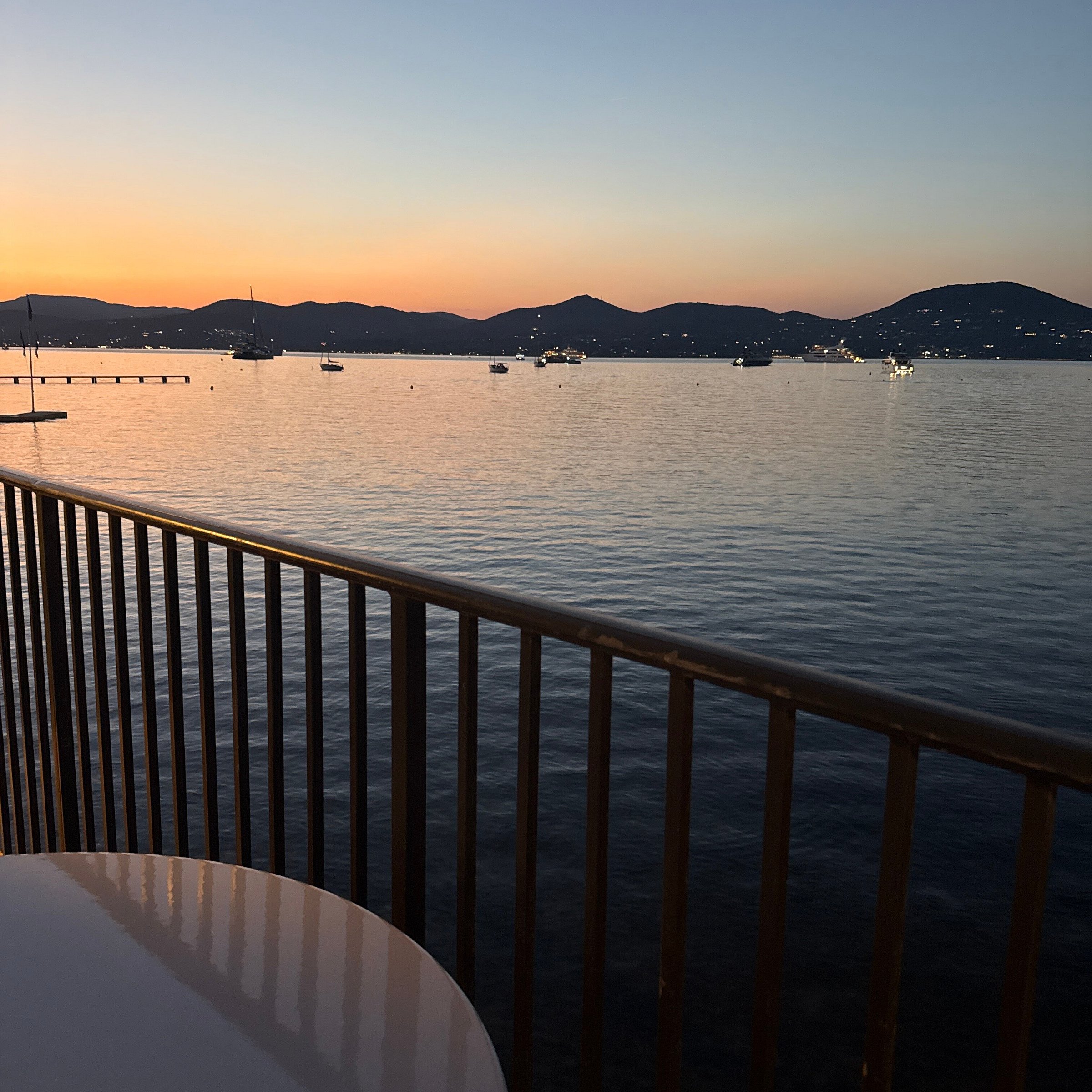 Sunset at Cheval Blanc St-Tropez