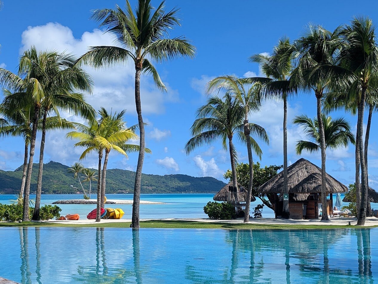 Pool at Four Seasons Resort Bora Bora