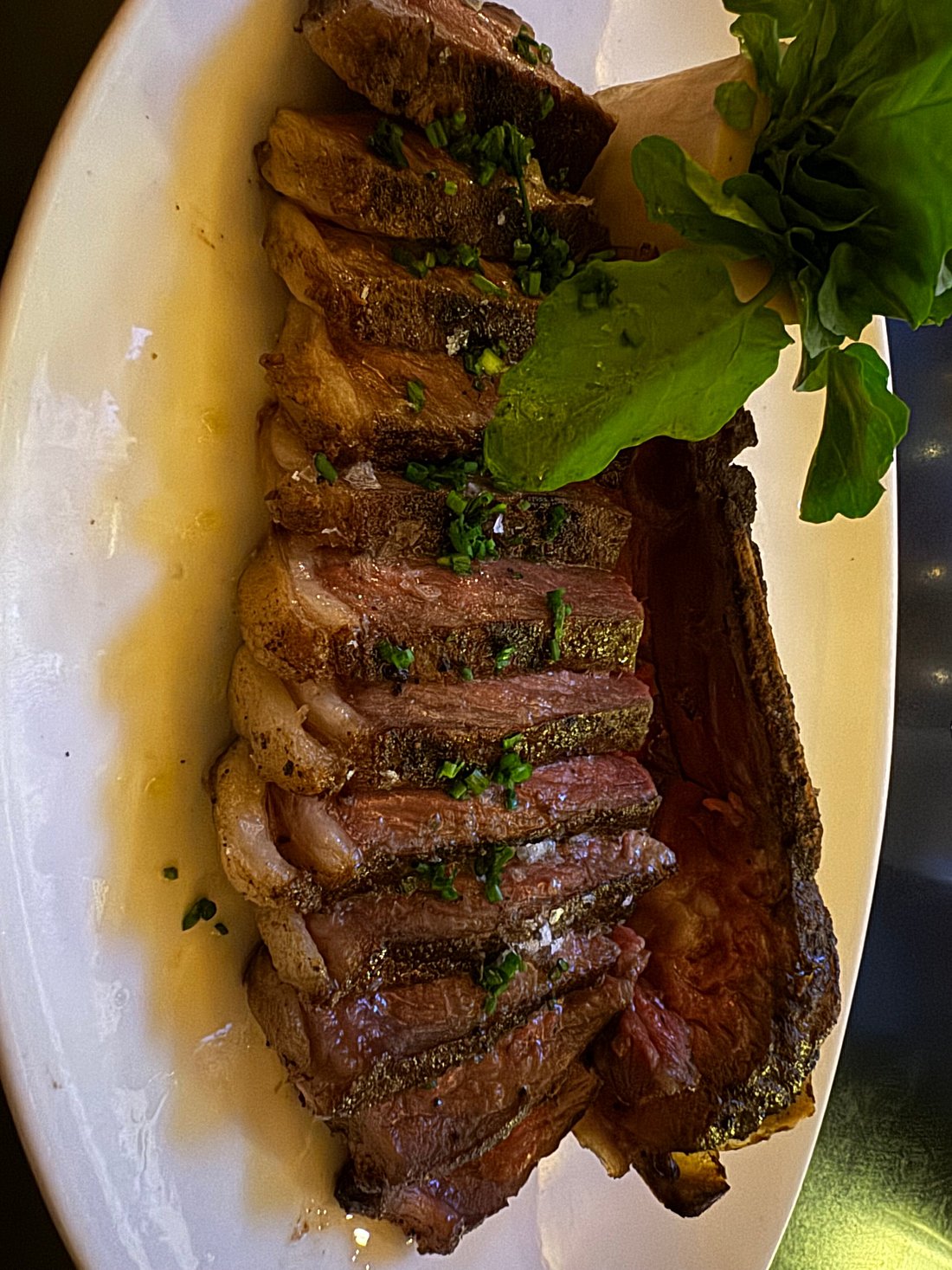 Steak served at Miller and Lux at Four Seasons Resort Hualalai