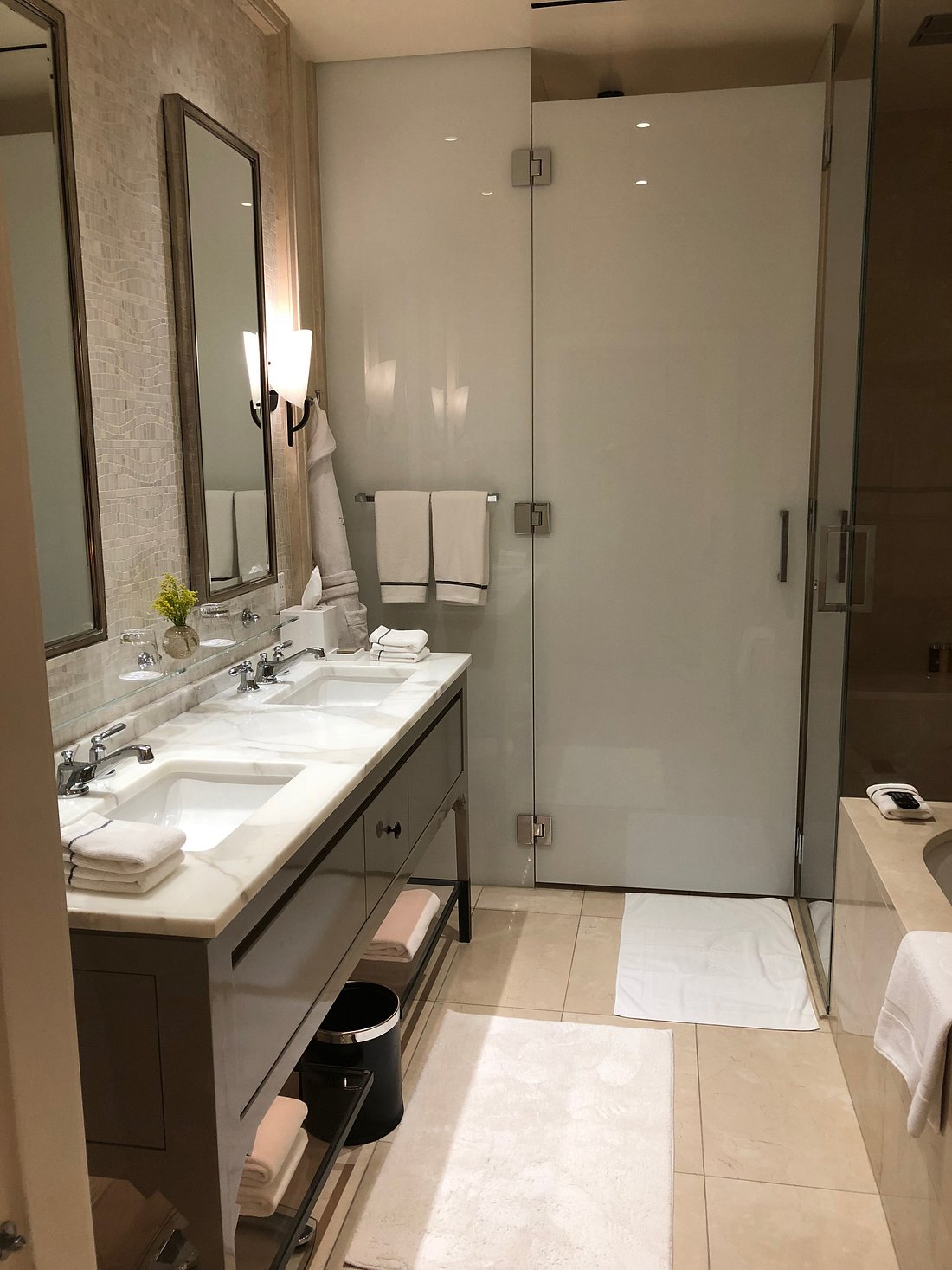 Guest bathroom at Hotel Bel-Air