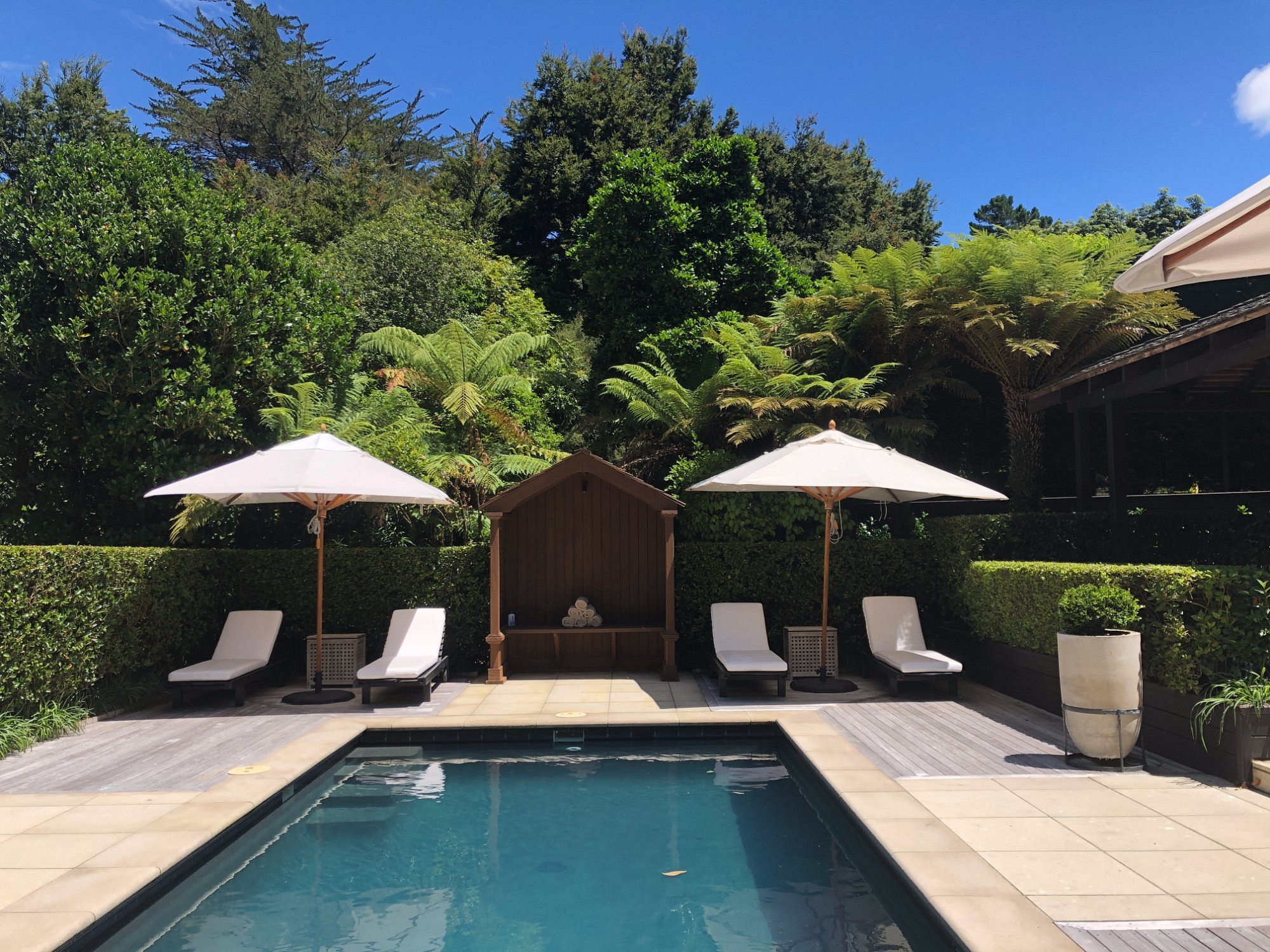 Pool at Huka Lodge