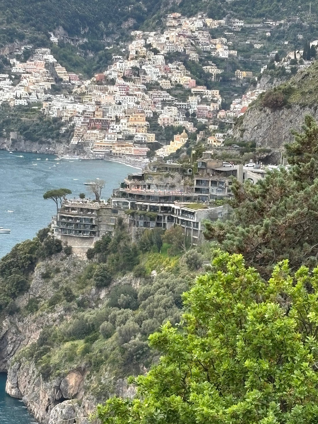 Hotel view at Il San Pietro di Positano