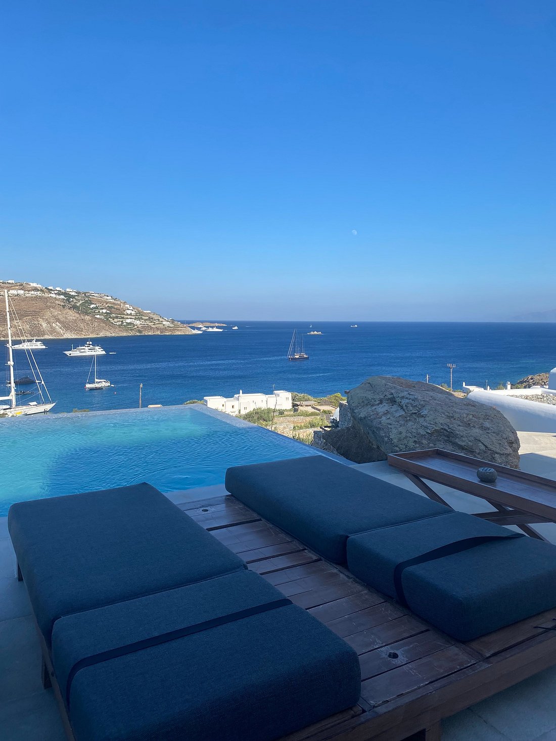 Infinity pool at Kalesma Mykonos