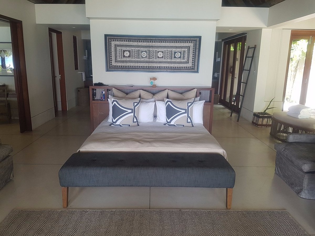 Guest bedroom at Kokomo Private Island Fiji