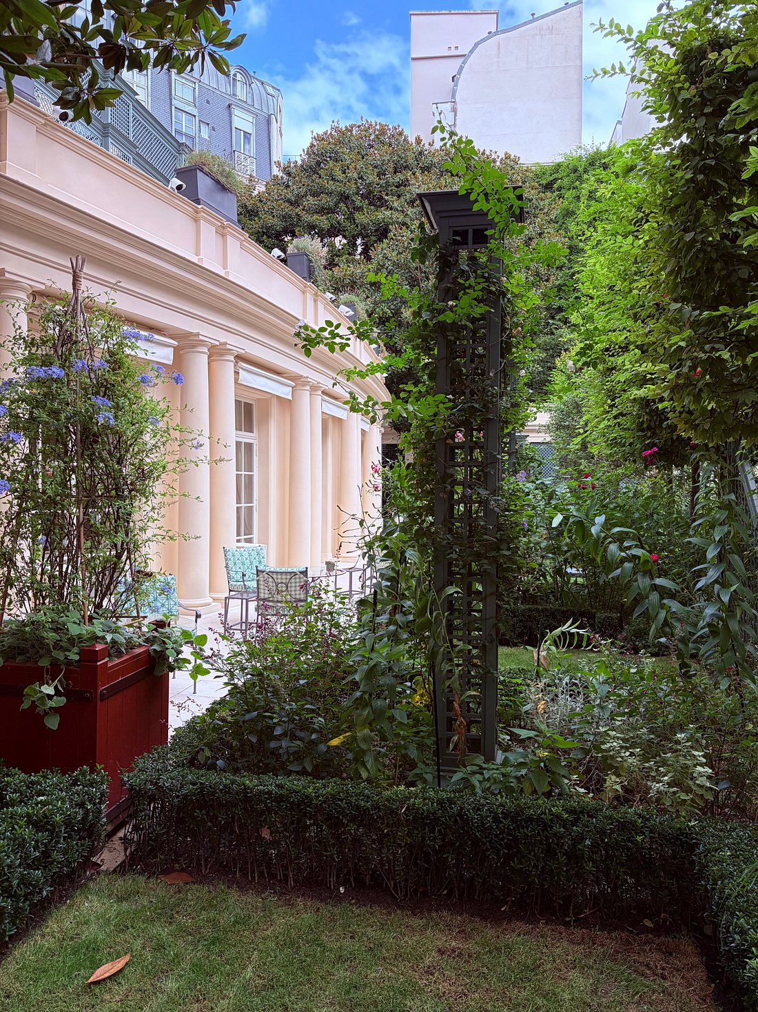 Hotel view at Le Bristol Paris, Oetker Collection