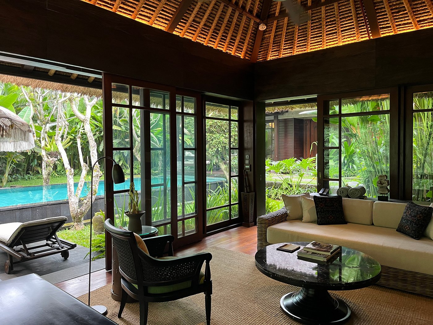 Villa living room at Mandapa, a Ritz-Carlton Reserve