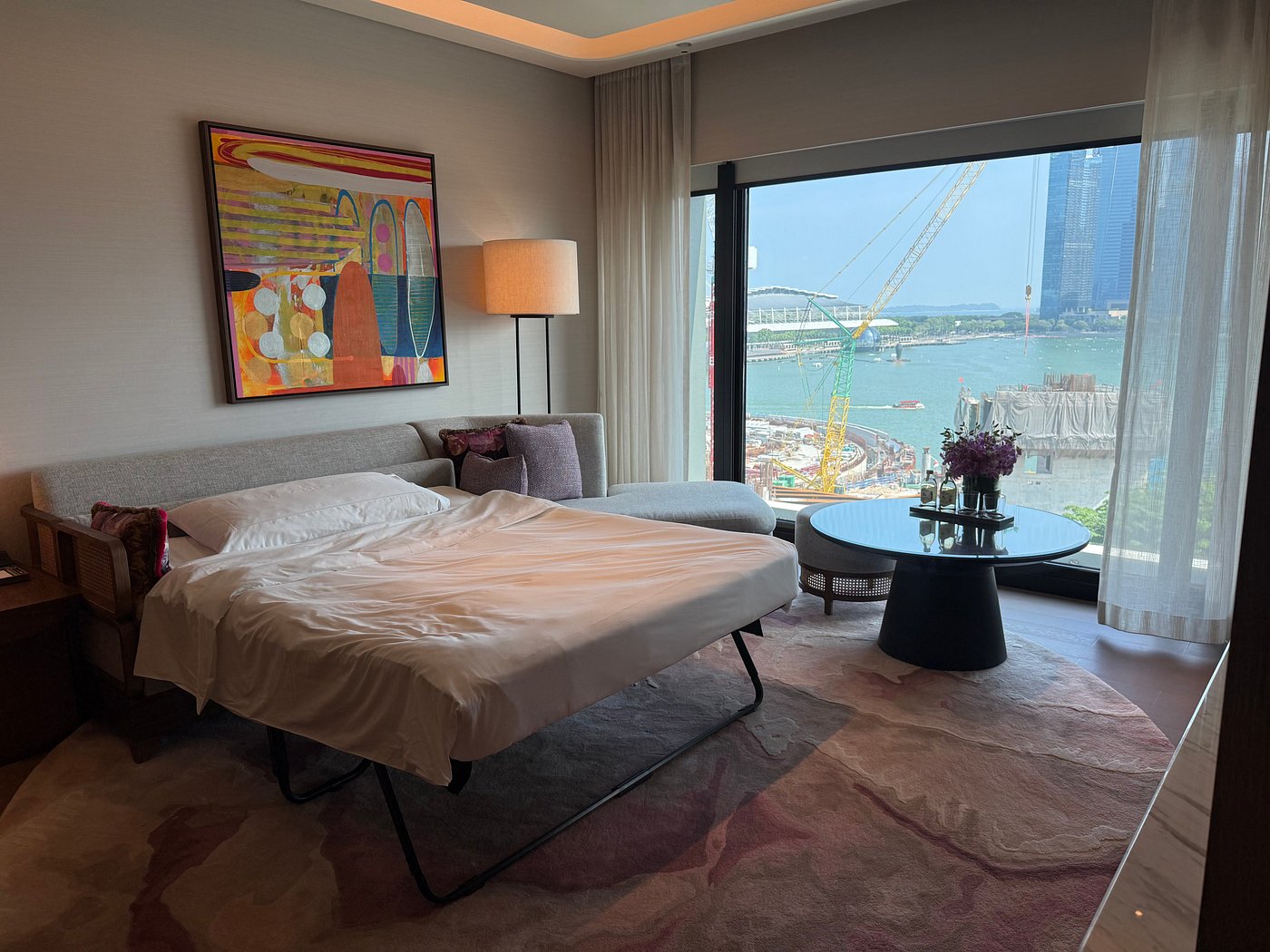 Suite bedroom at Mandarin Oriental, Singapore