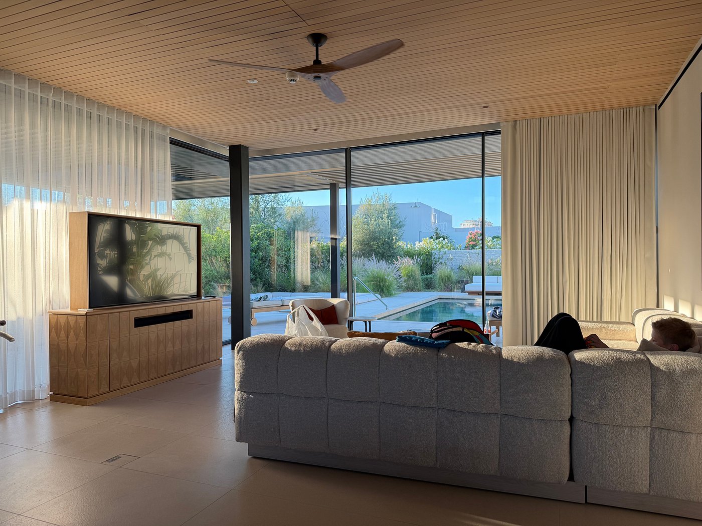 Suite living room at One&Only Aesthesis