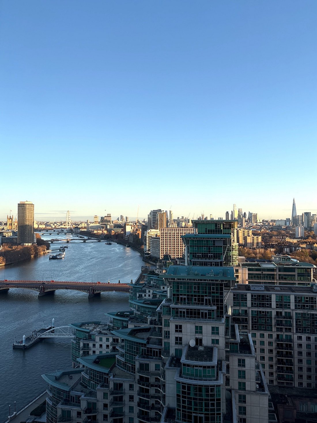 River view at Park Hyatt London River Thames