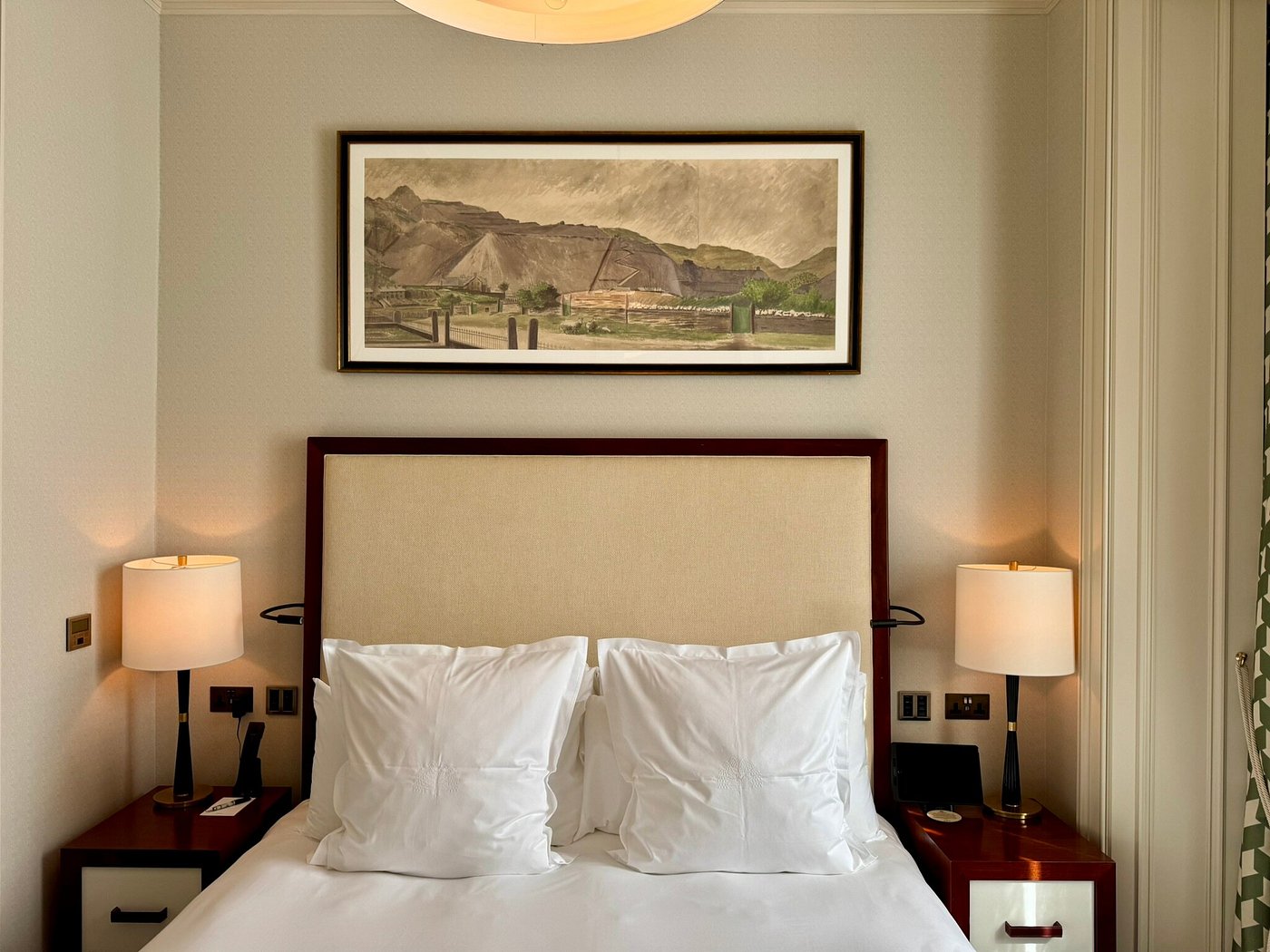 Guest bedroom at Raffles London at The OWO