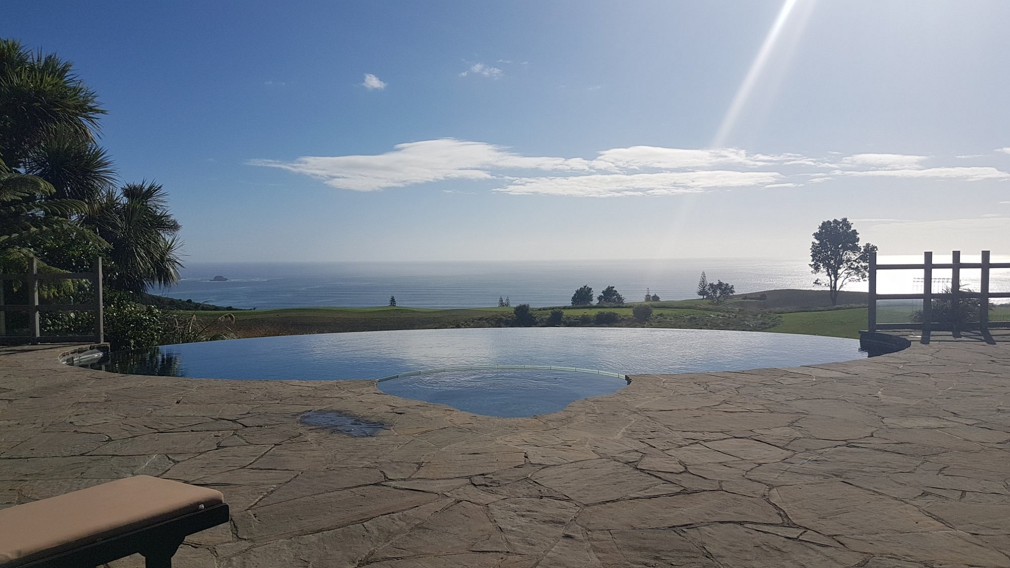 Hotel view at Rosewood Kauri Cliffs