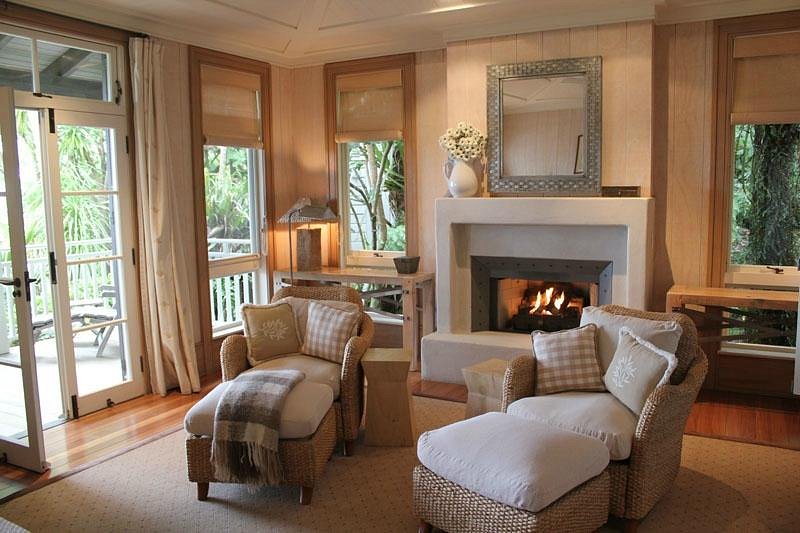 Suite sitting room at Rosewood Kauri Cliffs