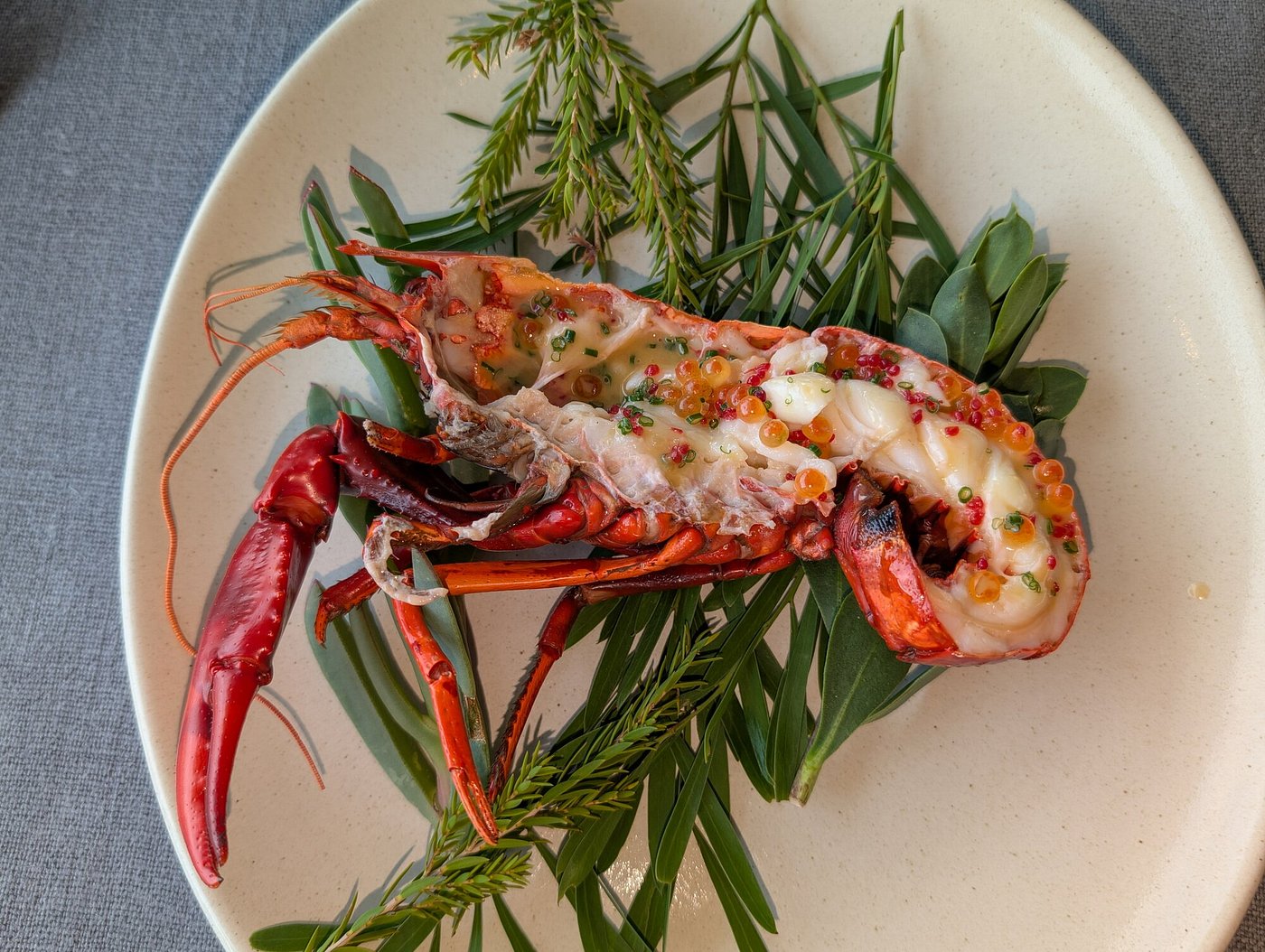 Dining at Southern Ocean Lodge