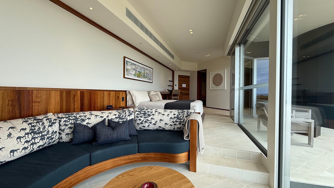 Suite sitting room at Southern Ocean Lodge