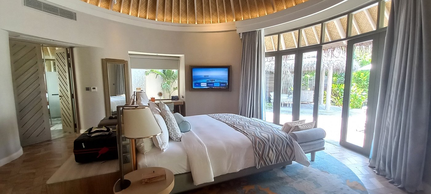 Villa bedroom at The Nautilus Maldives