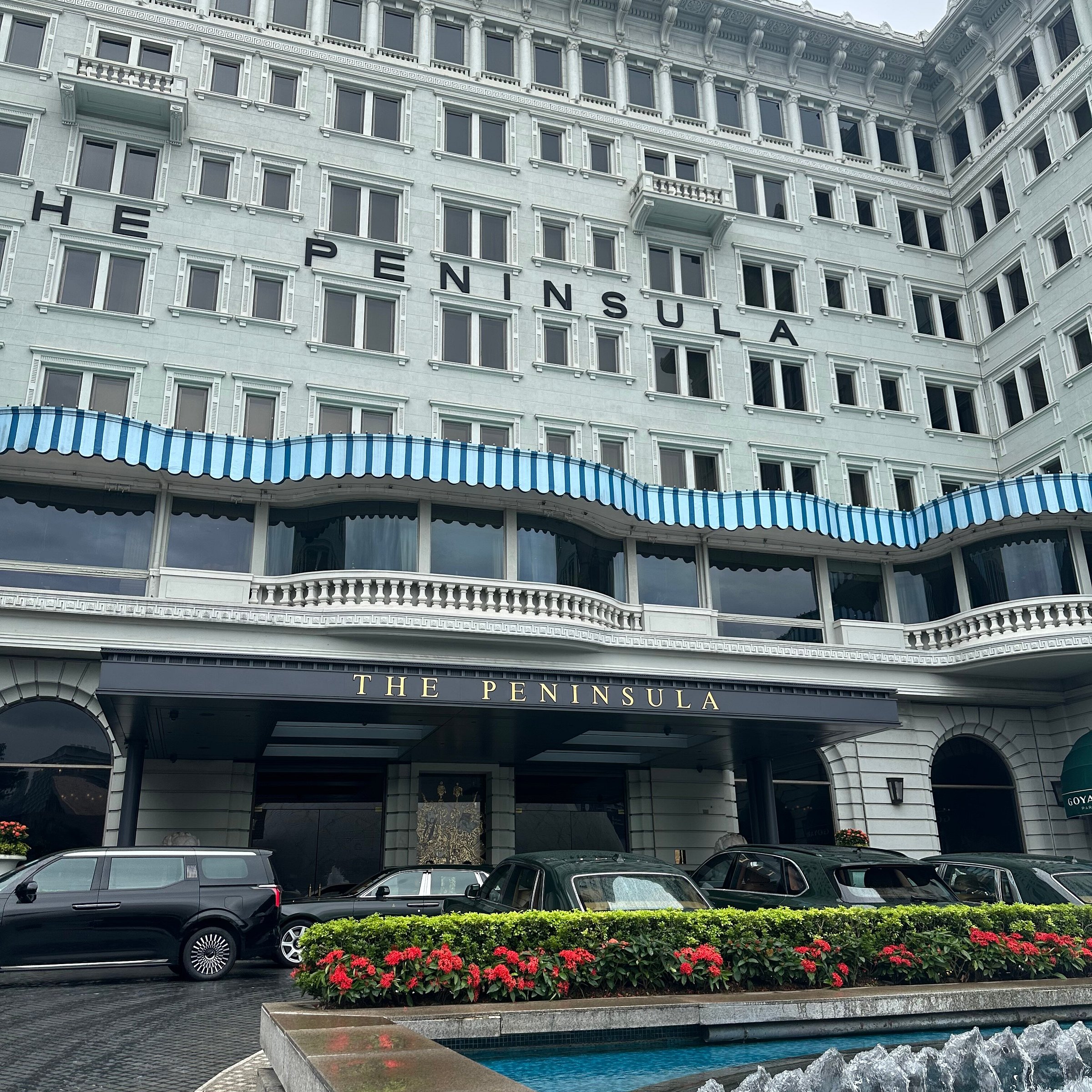 Hotel view at The Peninsula Hong Kong