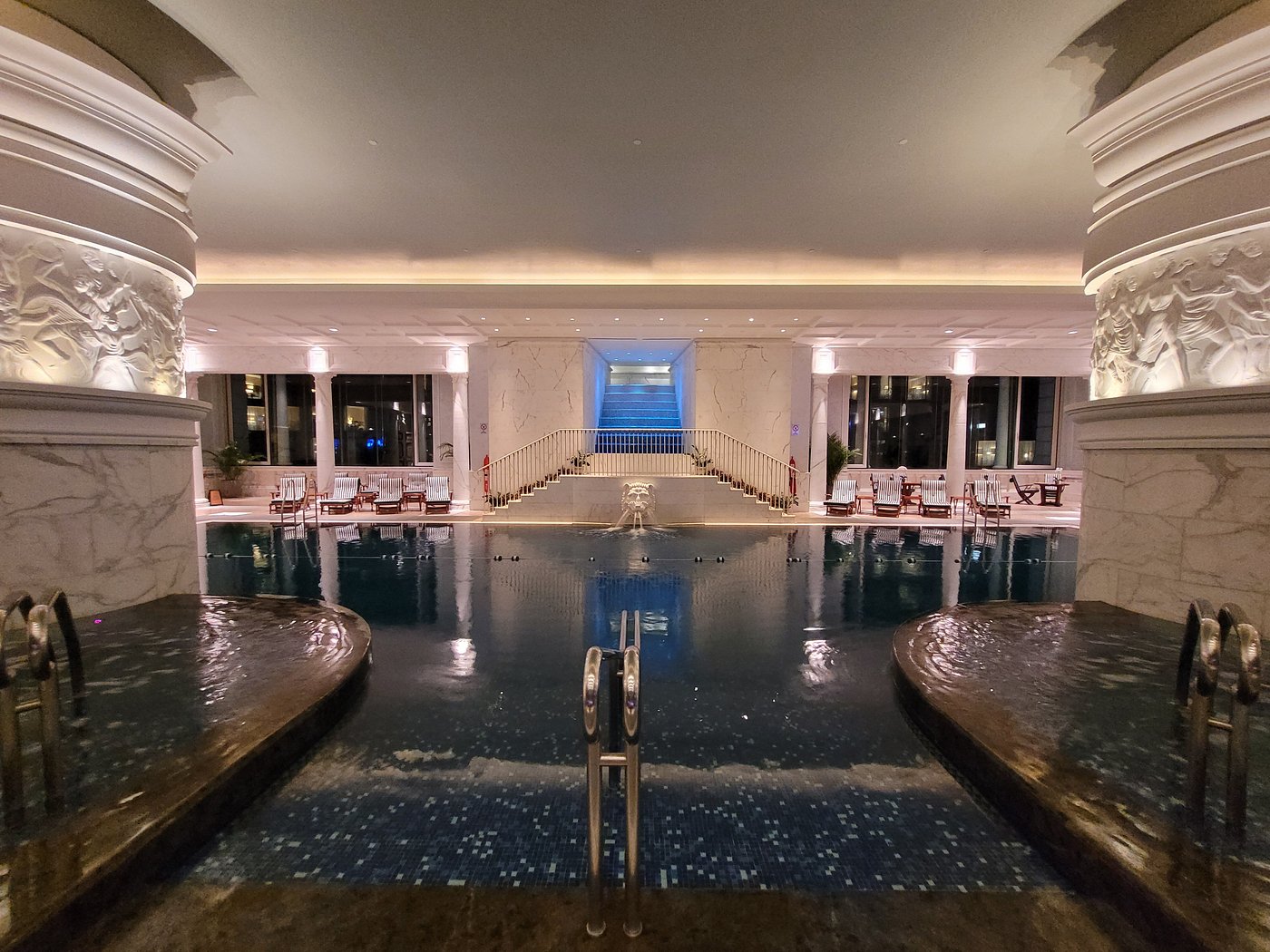 Indoor pool at The Peninsula Hong Kong