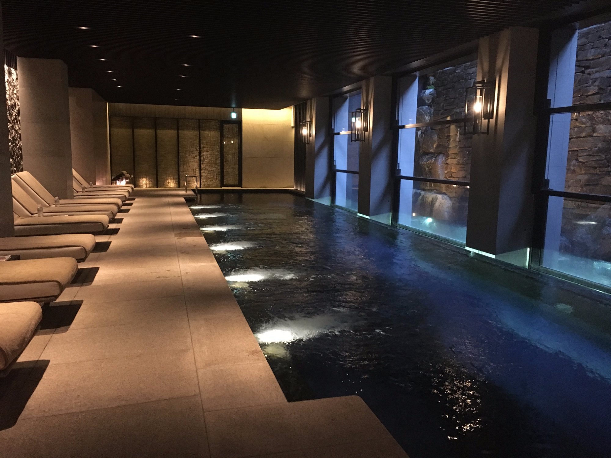 Indoor pool at The Ritz-Carlton, Kyoto