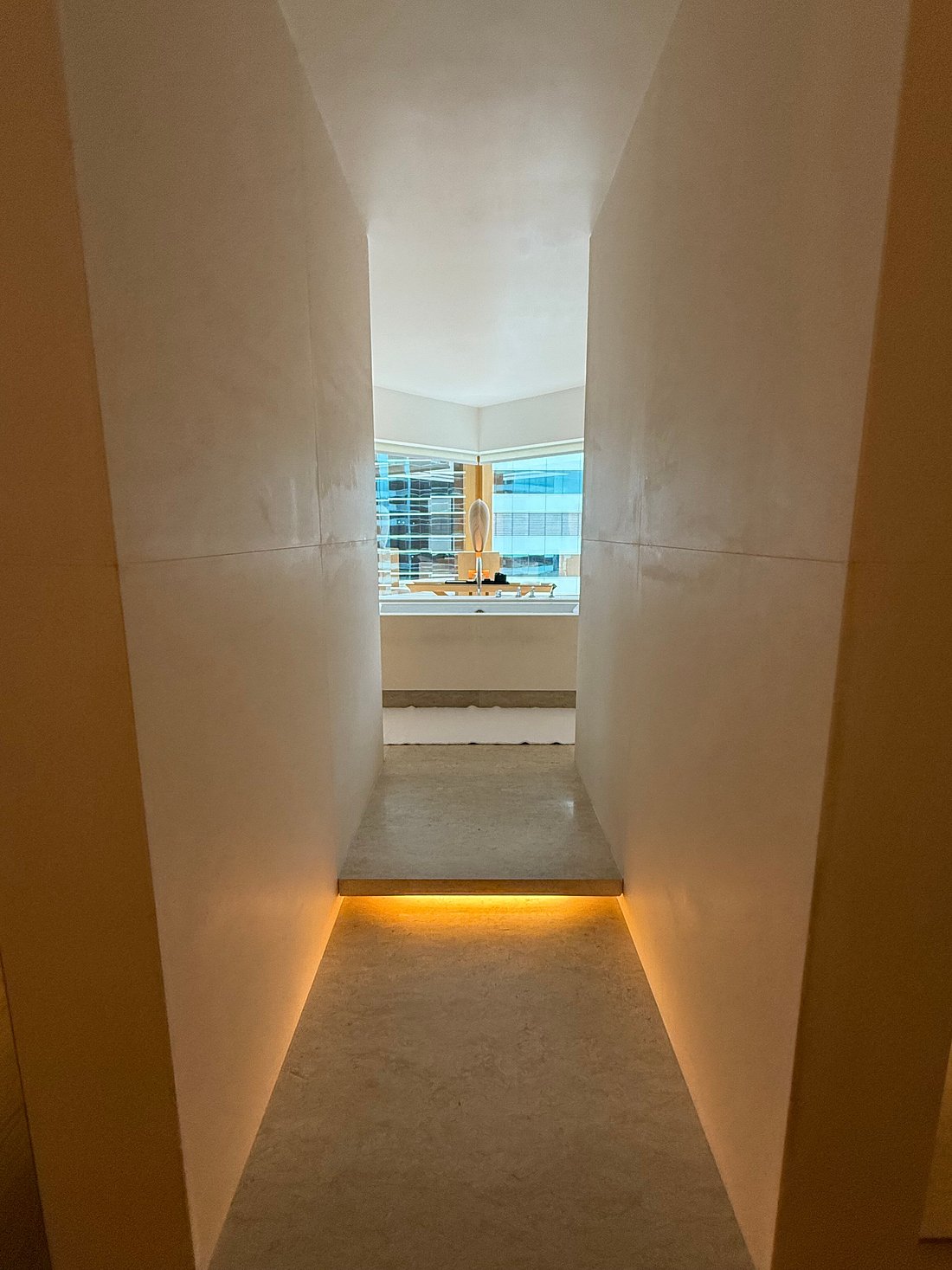 Bathroom approach at The Upper House